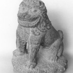 薬徳寺の狛犬の写真